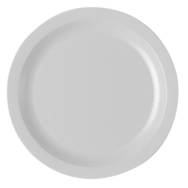 Cambro 725CWNR148 White Camwear 7" Narrow Rim Plate