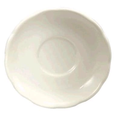 1880 Hospitality F1560000500 Caprice Cream White 5-5/8" Saucer - 36/CS