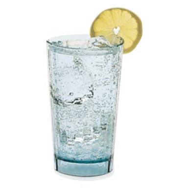 Cambro HT16CW196 Huntington Azure Blue 16 Oz. Tumbler