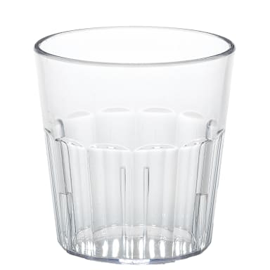 Cambro NT9152 Newport Clear 9 Oz. Fluted Tumbler - Dozen