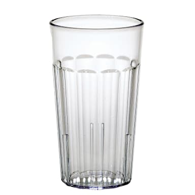 Cambro NT12152 Newport Clear 12.6 Oz. Fluted Tumbler - Dozen