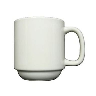 Vertex China SM-V Vista 10 Oz. Stackable White Summit Mug