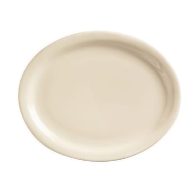 Libbey - Formerly World Tableware NR-13 Kingsmen White 11-1/2" Oval Platter