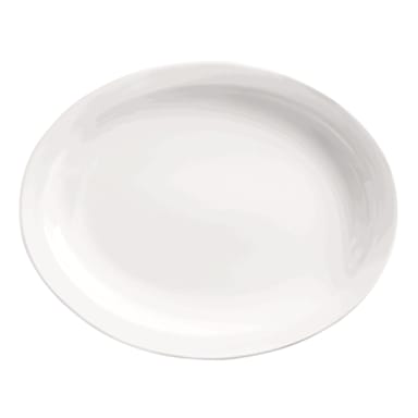 Libbey - Formerly World Tableware 840-520N-17 Porcelana Narrow Rim Platter