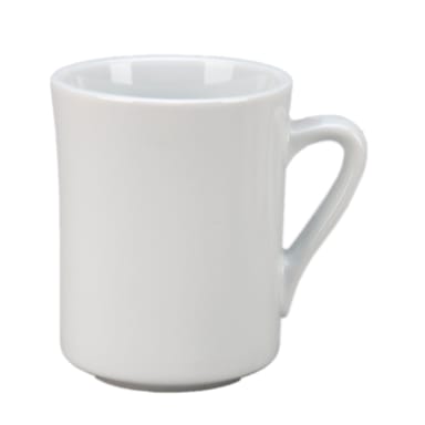 Vertex® China VNT-P Argyle 9 Oz. White Ventura Mug