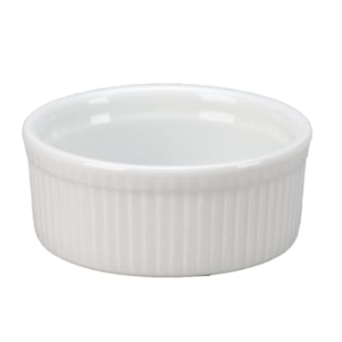 Vertex China ARG-60 Market Buffet 10 Oz. Fluted Souffle Bowl