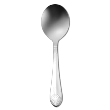 1880 Hospitality T131SBLF New York S/S Bouillon Spoon - Dozen