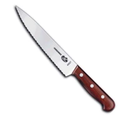 Victorinox 40027 Serrated 7.5" Chef's Knife with Wood Handle