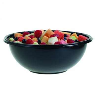 Sabert® 92160A50 FreshPack® Black 160 oz Bowl