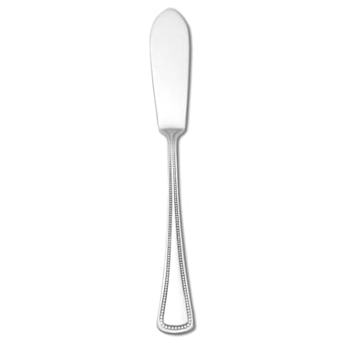 1880 Hospitality 2544KBFF Needlepoint S/S 6-3/8" Butter Knife - Dozen