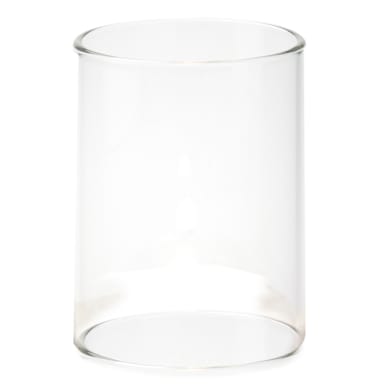 Hollowick 48C Clear 5" x 3" Cylinder Globe