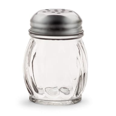 Traex 674 6 Ounce Perforated Americana Swirl Cheese Shaker - Dozen