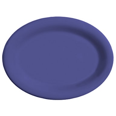 G.E.T. OP-950-PB Mardi Gras Peacock Blue 9-3/4" Platter