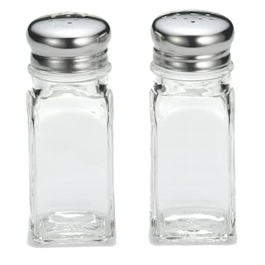 TableCraft 154S&P-1 Glass 2 Oz. Salt / Pepper Shakers - Dozen