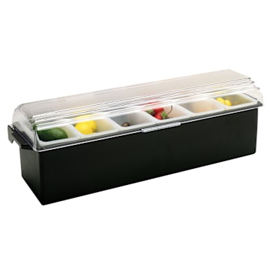 Traex 4743-06 Kondi-Keeper Black 6 Pint Condiment Dispenser