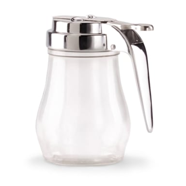 Traex® 1206 Polycarbonate 7 Ounce Jar Server w/ Chrome Plated Top