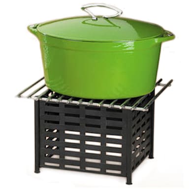 Cal-Mil 1361-12 Black 12 x 12 x 7.5" Mission Chafer Alternative
