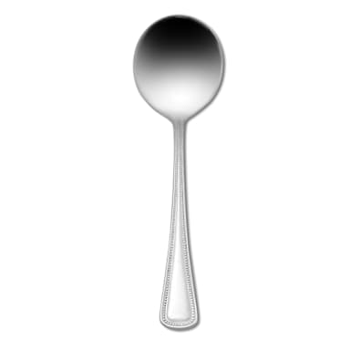 1880 Hospitality B561SBLF Belmore S/S 6" Bouillon Spoon - Dozen
