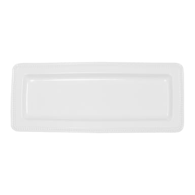 Elite Global Solutions M177RC-NW Venetian 17" x 7" White Tray