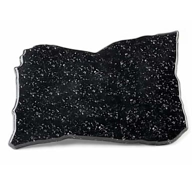 EGS QS1611-GB Fo Granite Black Granite 16" Display Stone