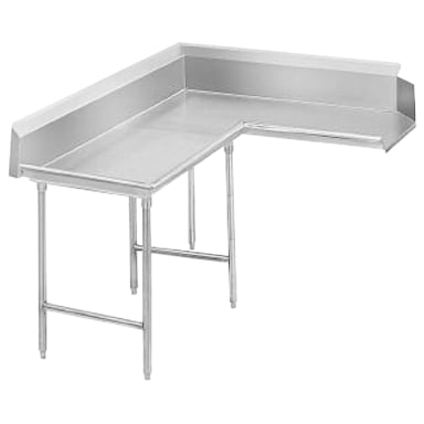 K70 Series 6ft. Left Korner L-Shape Clean Dish Table, DTC-K70-72L