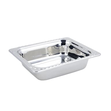 Bon Chef 5609 Arches Stainless Steel Half Size 3 Qt. Food Pan