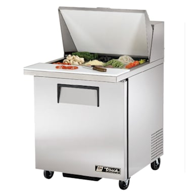 True TSSU-27-12M-B-HC S/S Mega Top 12-Pan Sandwich / Salad Prep Table