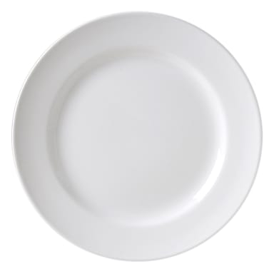 Vertex® China RB-7 Rubicon 7" White Plate