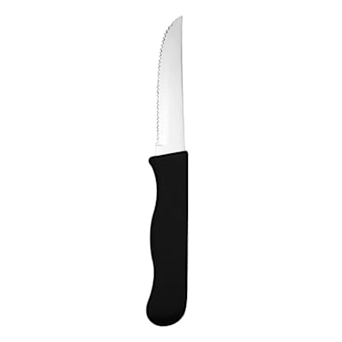 1880 Hospitality B617KSSF Elite Titan Steak Knife with Plastic Handle - Dozen