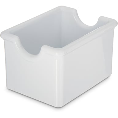 Carlisle 455002 White Standard Sugar Caddy