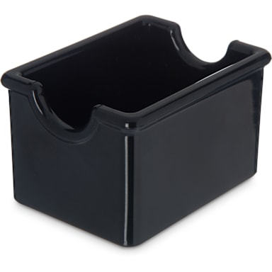 Carlisle 455003 Black Standard Sugar Caddy - Dozen