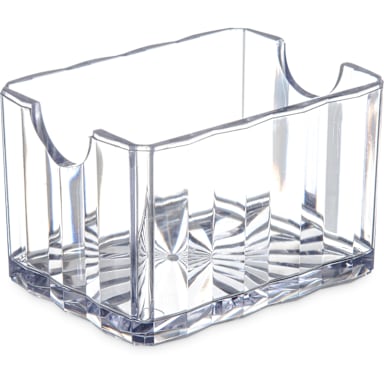 Carlisle 454907 Crystalite Clear Sugar Caddy - Dozen