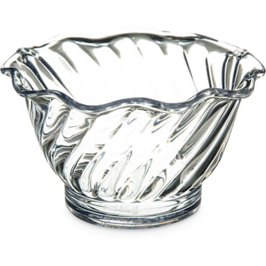 Carlisle 453007 5 Oz. Clear Tulip Dessert Dish