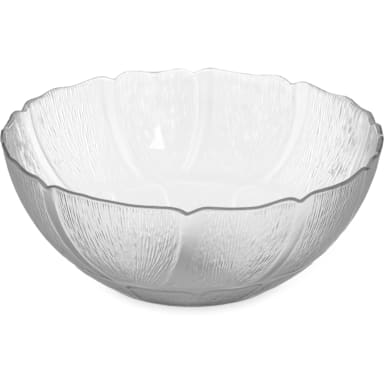 Carlisle 690907 Petal Mist 2.4 Qt. Clear Bowl