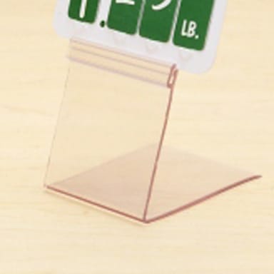 Shaw & Slavsky EASEL-1X24 Clear 24" x 1" Deli Price Tag Holder
