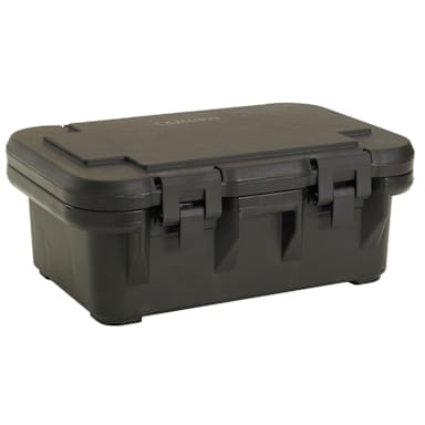 Cambro UPCS160110 S-Series Black Ultra Deep Pan Food Pan Carrier