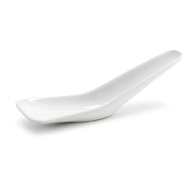 FOH FSP003WHP23 Porcelain 5.75" Tasting Spoon
