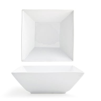 FOH BBO006WHP10 Kyoto 9" Square Tall Bowl - 2 / CS