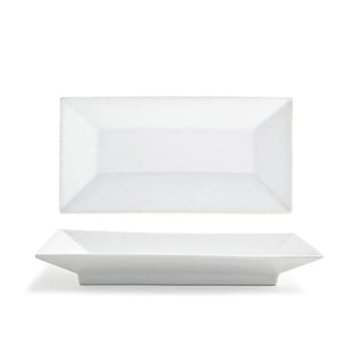 FOH DAP012WHP22 Kyoto Small Footed Plate - 6 / CS