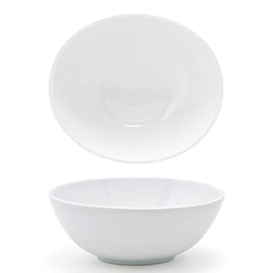 FOH DBO035WHP13 Ellipse 16 Oz White Bowl