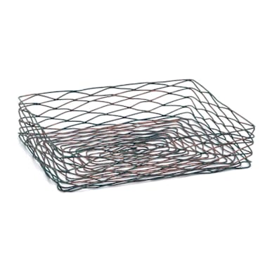 FOH BBK040PTI22 Patina Wireware Basket - 6 / CS