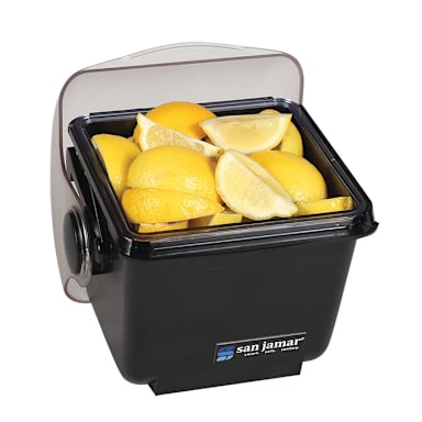 San Jamar BD2001 Mini Dome® 2 Quart Condiment / Garnish Center