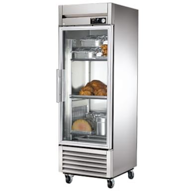 True® TH-23G Reach-In 23 Cu. Ft. Heated Cabinet With Glass Door