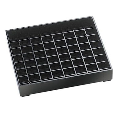 Cal-Mil 681-6-13 Black 6" x 6" Pitcher Drip Tray