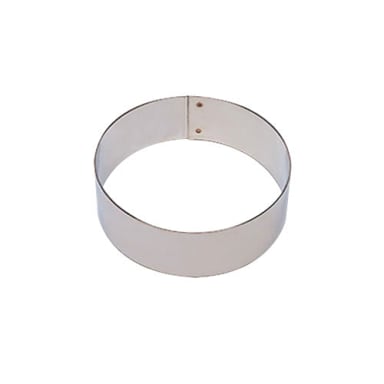 Matfer Bourgeat 371203 S/S 6" x 1-3/8" Bottomless Flan Ring