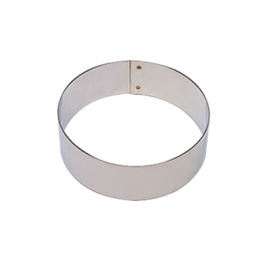 Matfer Bourgeat 371205 Bottomless 7-1/8" x 1-3/8" Flan Ring