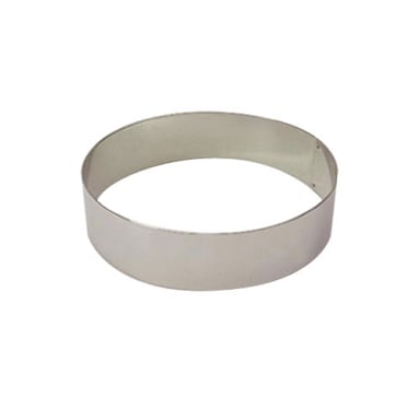 Matfer Bourgeat 371801 S/S 4-3/4" x 2-3/8" Ice Cake Ring