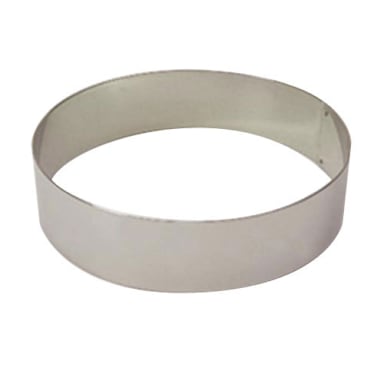 Matfer Bourgeat 371806 S/S 8-3/4" x 2-3/8" Ice Cake Ring
