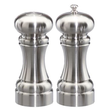 Chef Specialties 94500 Chrome 5" Westin Pepper Mill / Salt Shaker Set