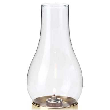 Hollowick 28C Clear Glass Fitter Globe for 3" Base